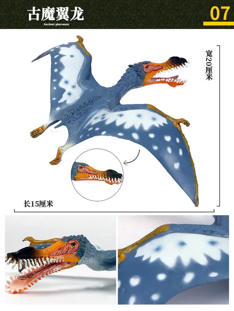 Realistic Dinosaur Figurine Collection for Imaginative Play
