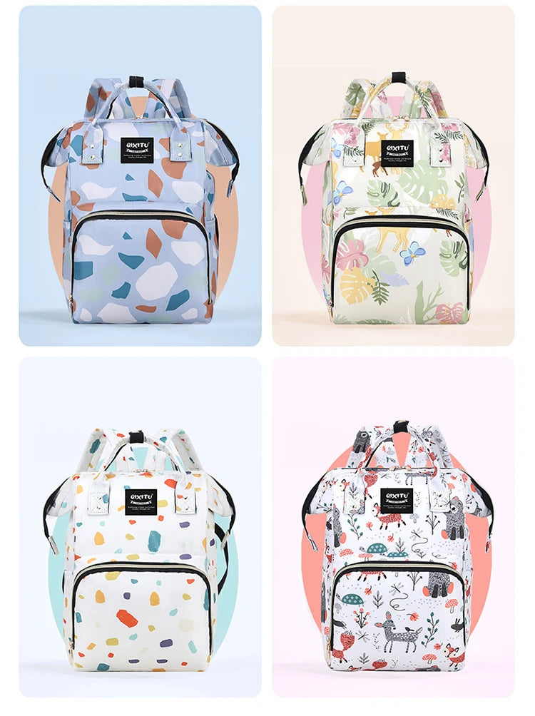 Large Capacity Waterproof Maternity Diaper Bag Backpack