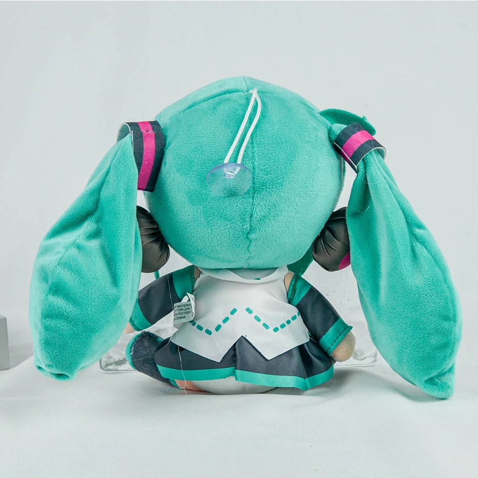Hatsune Miku Plush Doll – Cute 20cm Anime Sitting Figure