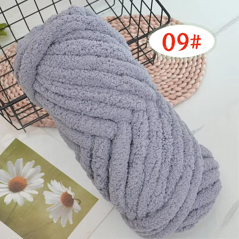 Extra Thick Chenille Yarn for Hand Knitting