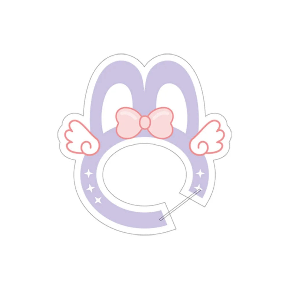 Calico Critters Heart Charm Keychain