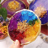 Flower-Shaped Silicone Coaster Mold for Epoxy Resin DIY