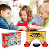 Mini Floating Shuttle Ball set with two pushers and a yellow arch