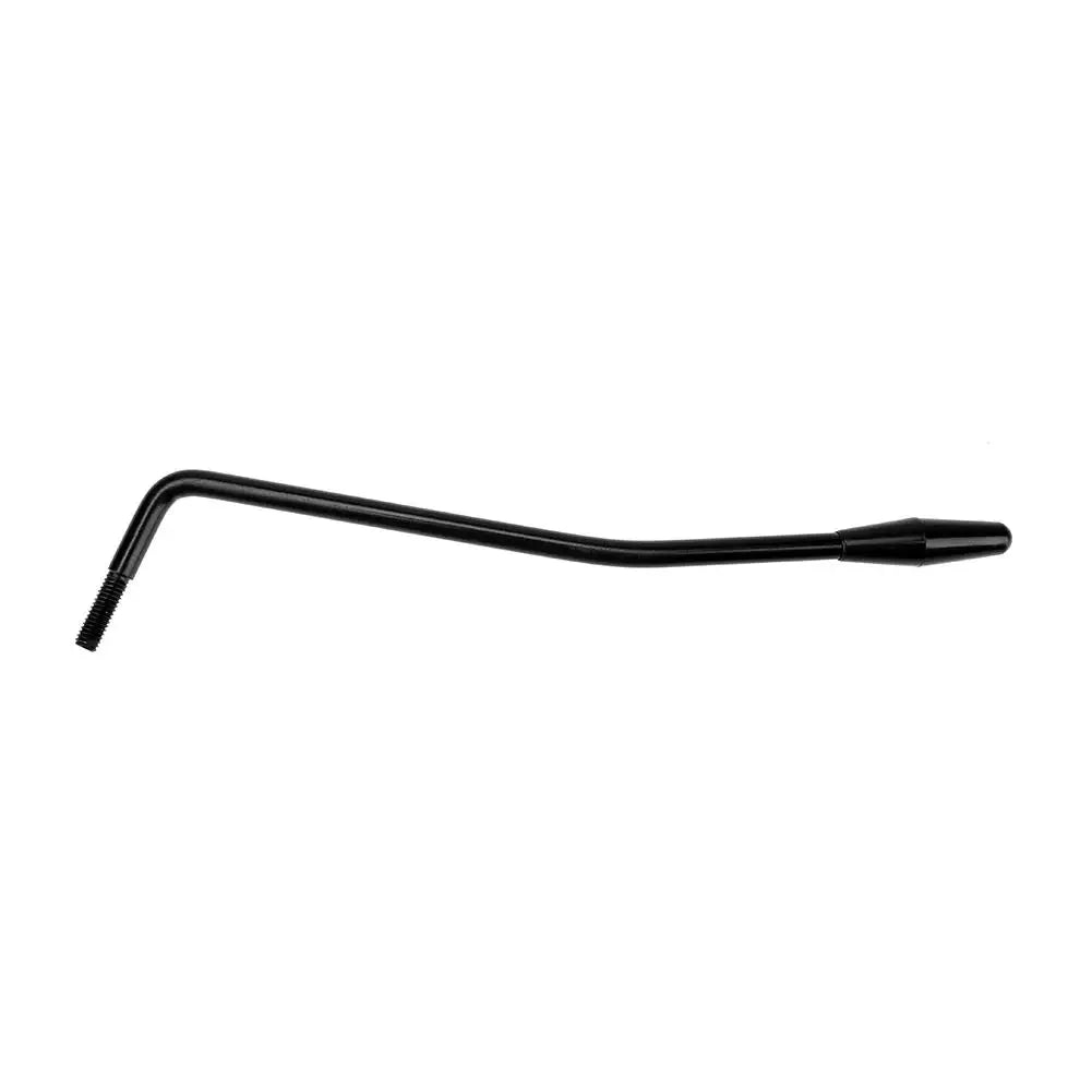 Black replacement tremolo arm for an electric guitar