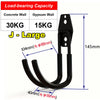 Heavy Duty Steel Wall Mount Hooks for Garage & Garden Organization