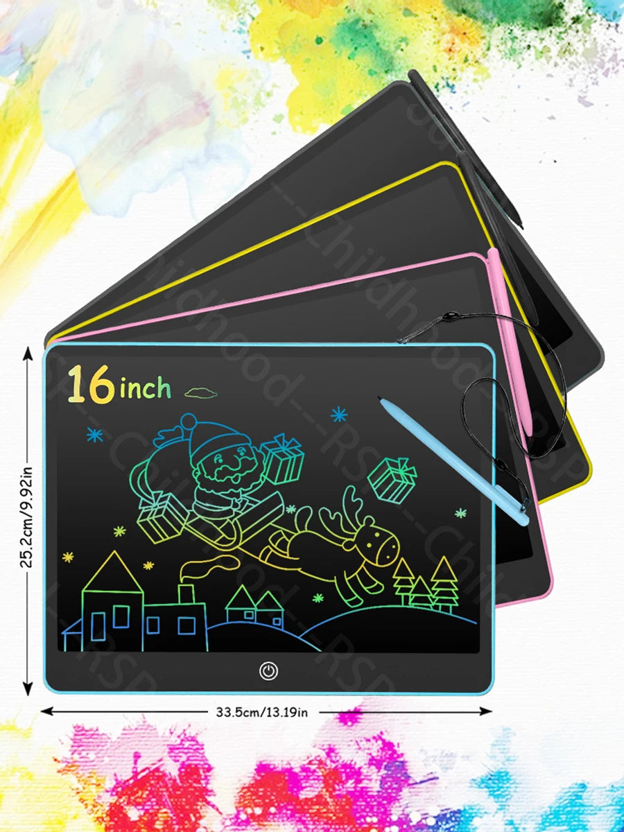 LCD Writing Tablet for Kids – Doodle Board with Lock Function