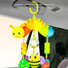 Rainbow Animal Plush Stroller Toy for Babies 0-3 Years
