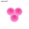 Pink silicone mold shaped like a peony or rose for resin, jewelry, and baking