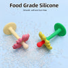 Flower-Shaped Silicone Baby Teether with Stand