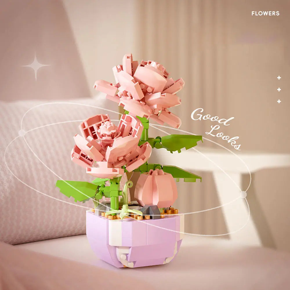 Everlasting Flower Bonsai Building Blocks Set