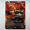 A Magic: The Gathering card featuring the Goldspan Dragon creature card