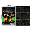 Rainbow Scratch Art Paper Set for Kids – DIY Graffiti & Drawing Activity Book