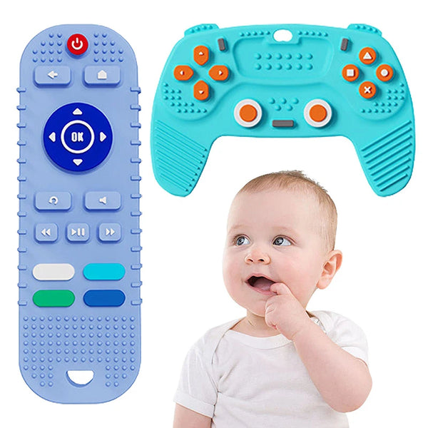 Silicone Baby Teething Toy Remote Control