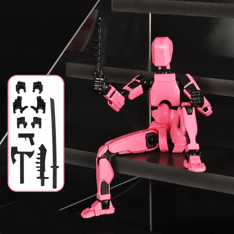 3D Articulated Action Figure Building Toy