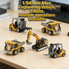 1:64 Scale Remote Control Engineering Vehicle with Lights and Sounds