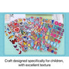 40 Mixed Puffy Animal & Cartoon Sticker Pack for Kids