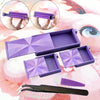 Stackable Diamond Painting Organizer Tray with Tweezers & Brush