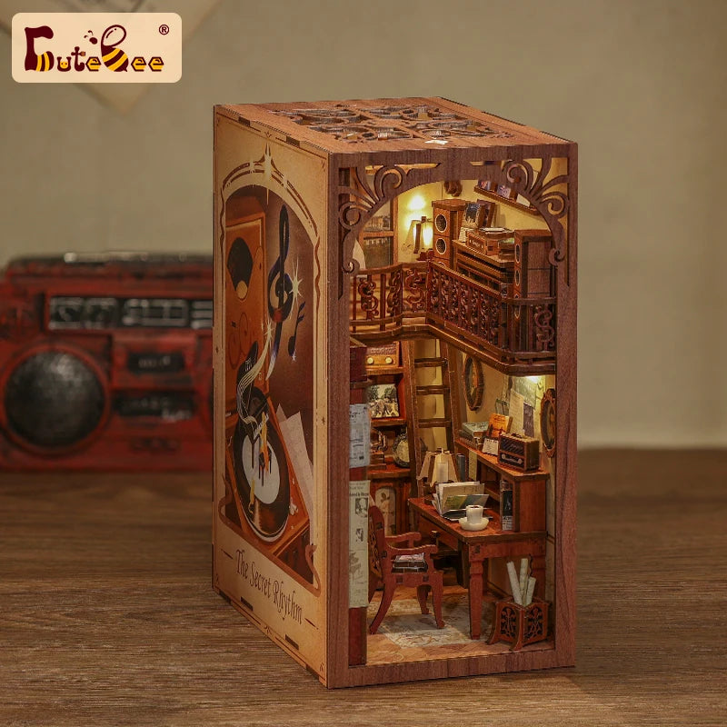 Eternal Bookstore DIY Book Nook Kit with LED Lighting