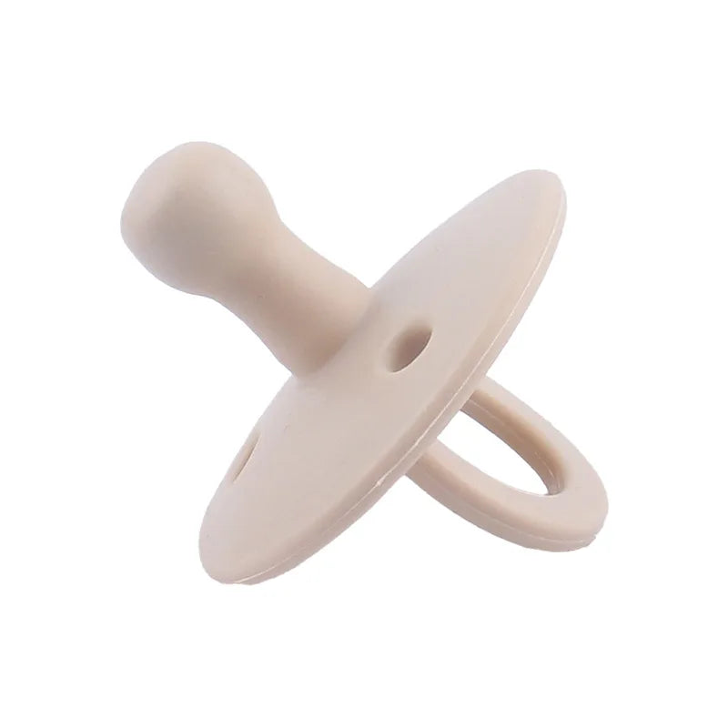 Soft Silicone Baby Pacifier with Clip Chain