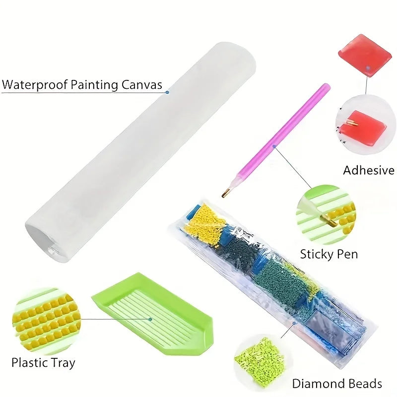 DIY Diamond Painting Kit – Lighthouse Seaside View
