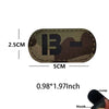 Blood Type Tactical Patches with Glow-in-the-Dark Design