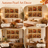 Autumn Pumpkin 5D Pearl Painting Kit with Frame