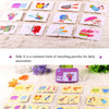 Montessori Wooden Animal Puzzle Set with Storage Box