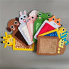Animal-Themed Sensory Mat with 8 Textured Felt Touch Boards