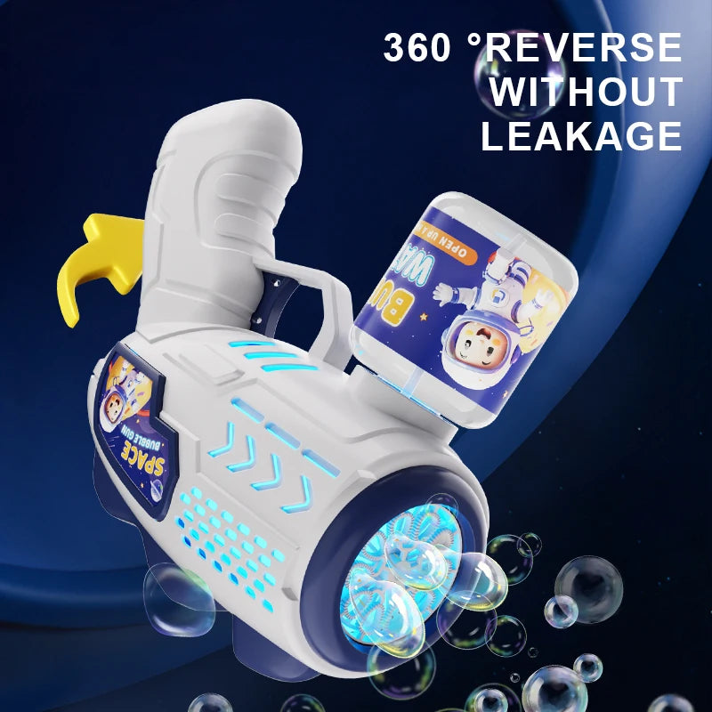 Astronaut Bubble Blaster - Automatic Bubble Machine Gun for Kids