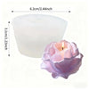 A light purple silicone flower mold used for making candles, soap, and other crafts.