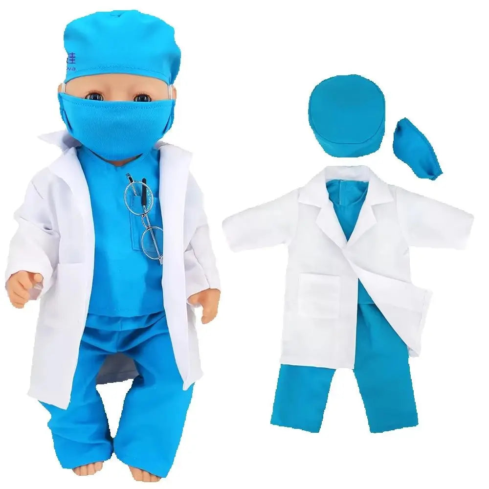 Doll Outfit Set with Hat for 17-43 cm Baby Dolls