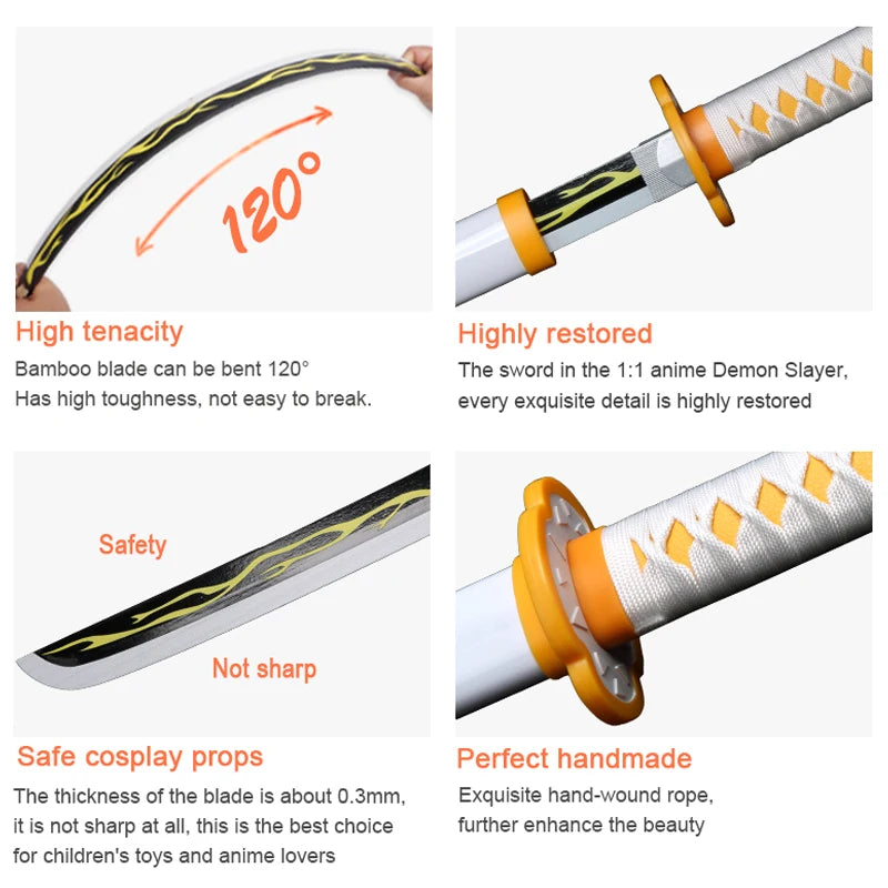 Demon Slayer Anime Katana – 31.5" Cosplay Replica Sword