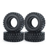 1.0" Mud Terrain Tires for 1/18 & 1/24 RC Crawlers (4-Pack)