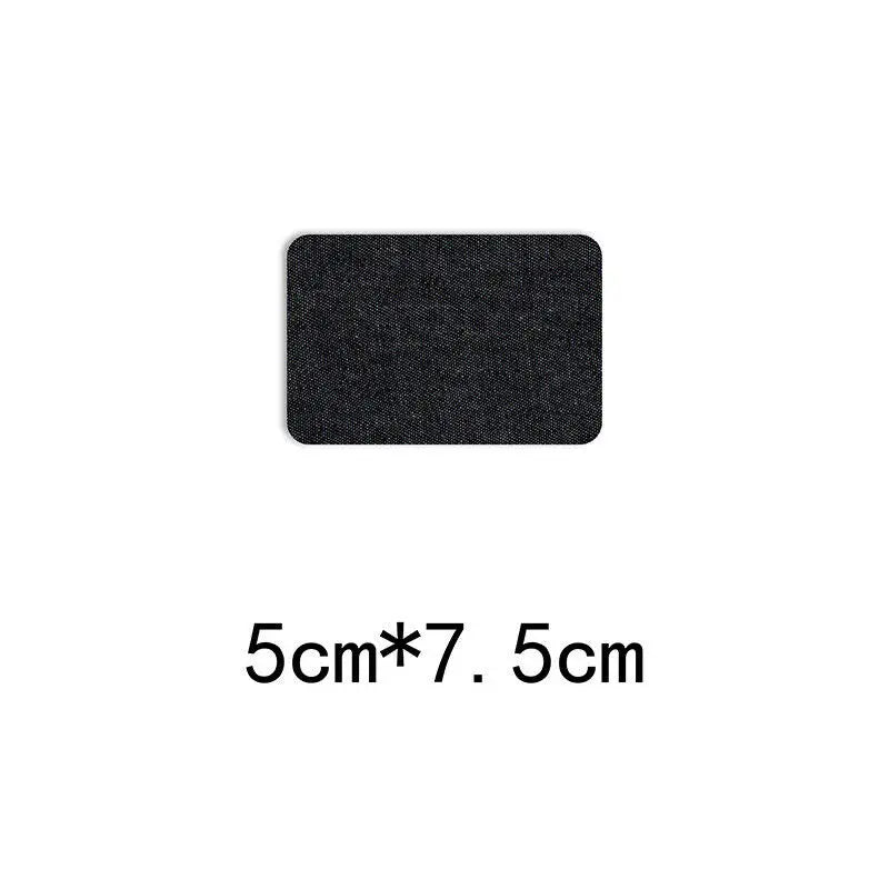 Iron-On Denim Patches for Jeans Repair & DIY Crafts