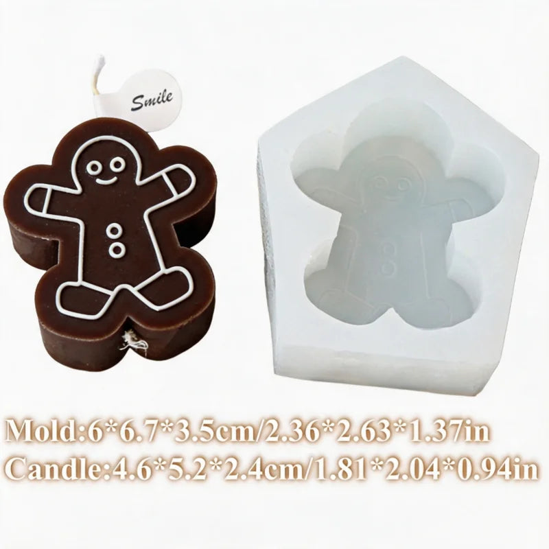 3D Food Silicone Candle Mold Set