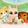 Realistic Mini Animal Figurine Set - Dogs, Cats & Fox