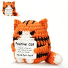 Handmade Crocheted Cat Plush – Positivity & Charm