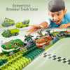 Dino Race Track Toy with Electric Climbing Car