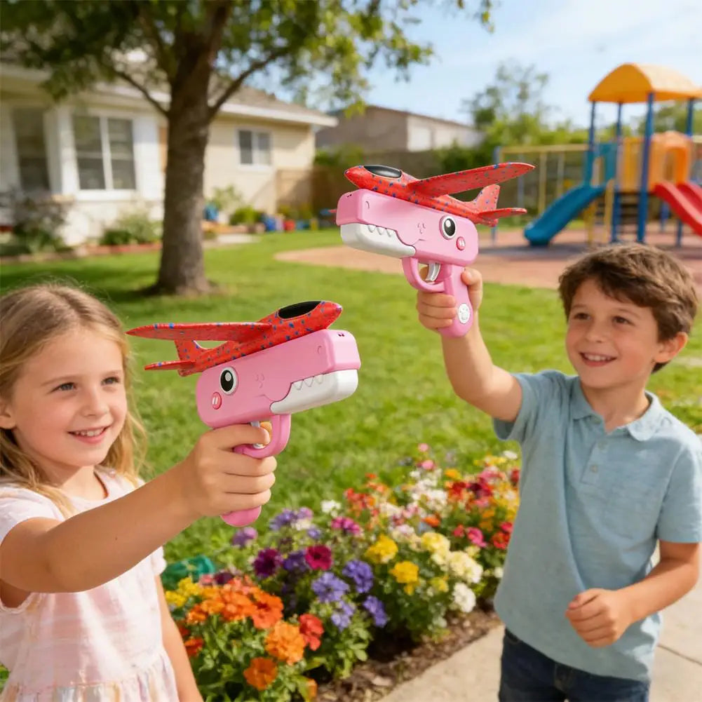 Catapult Foam Glider Plane Launcher Toy