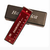 10-Hole Diatonic Harmonica in C with Case