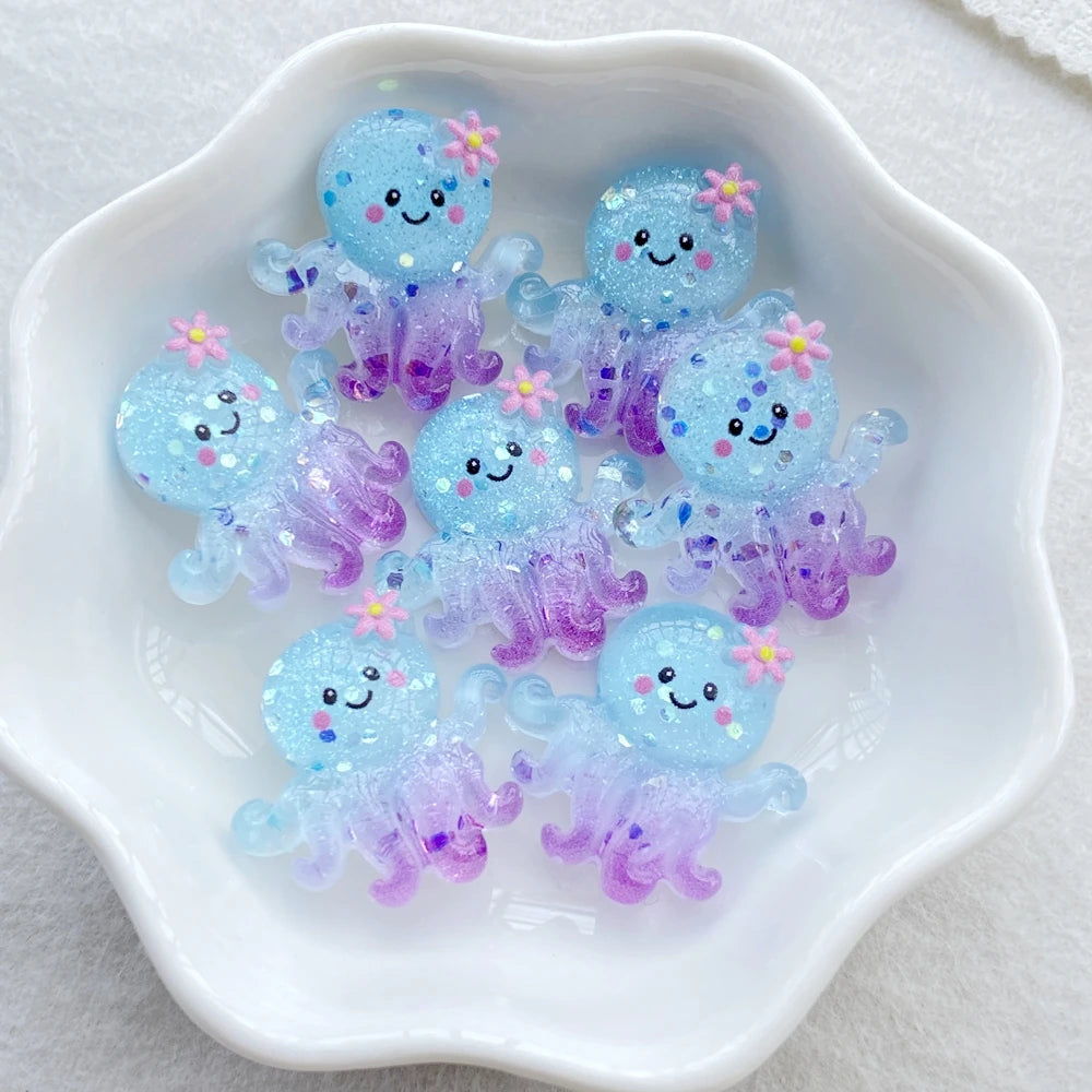 Ocean-Themed Resin Charms for Crafts & DIY Jewelry
