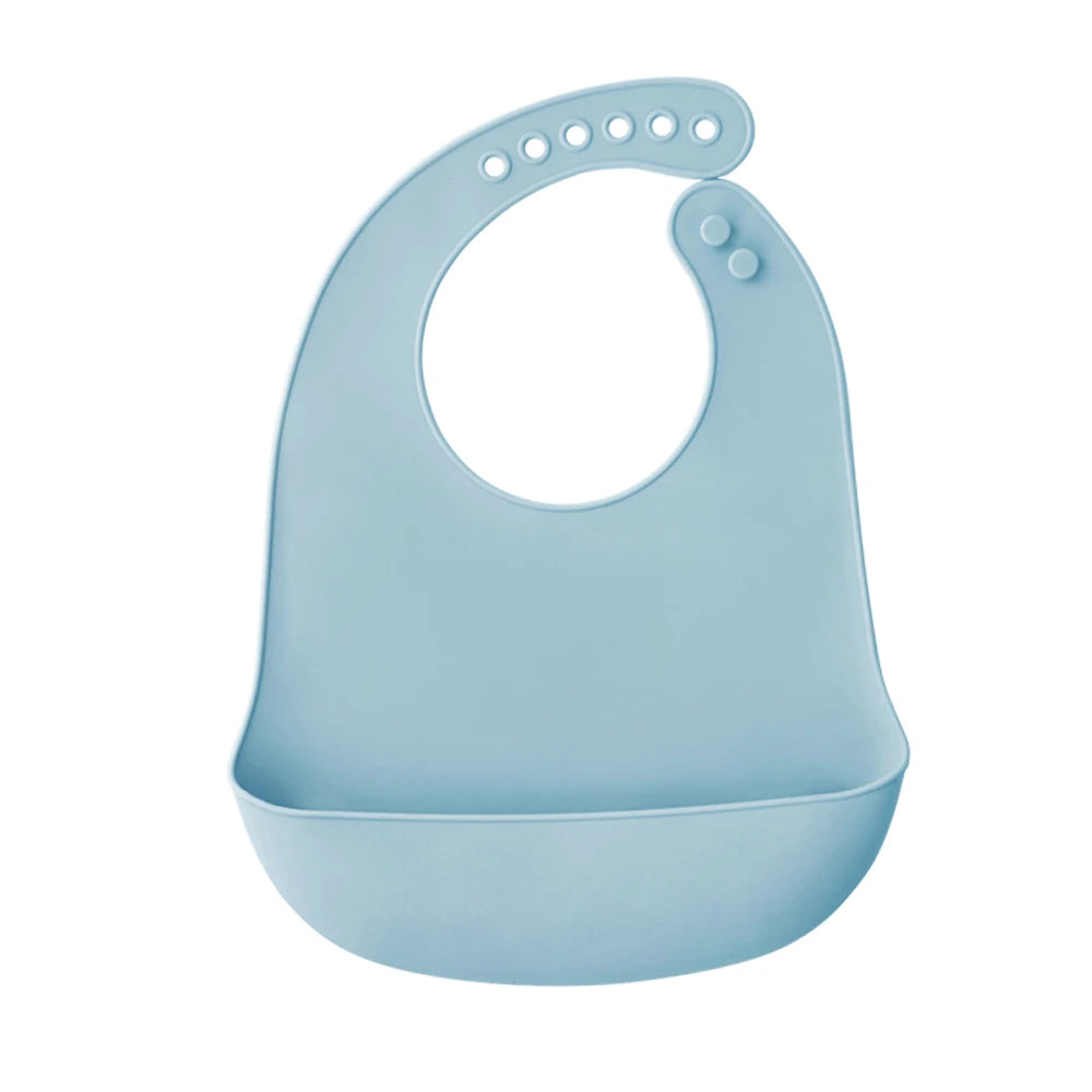 Personalized Silicone Baby Bib with Custom Name
