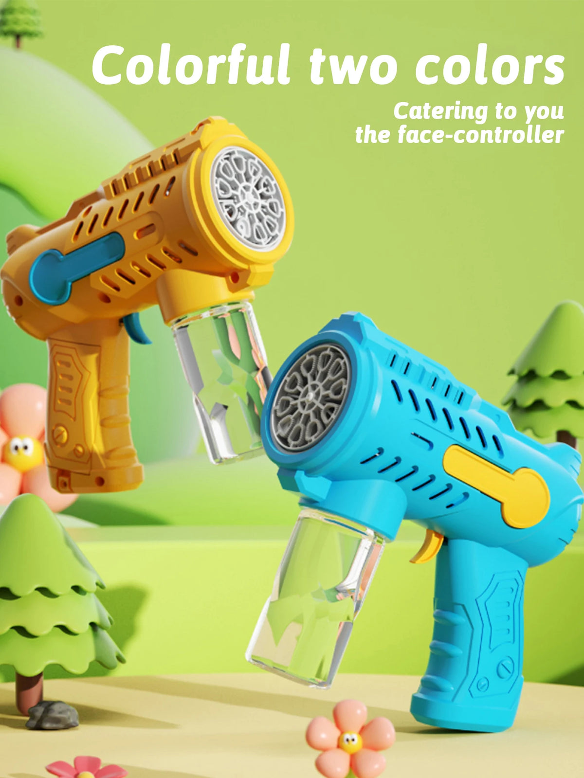 Outdoor Bubble Blower Toy for Kids – No Batteries Needed