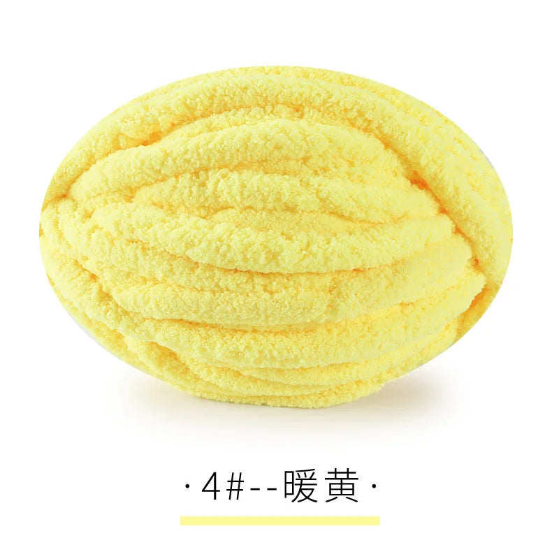 Chunky Chenille Yarn for Knitting and Crochet