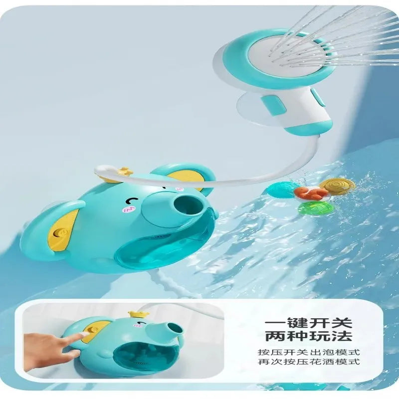 Elephant Bubble Blower Shower Toy for Kids