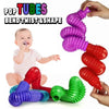 Colorful Telescopic Pop Tubes Sensory Toy Set (8 Pieces)