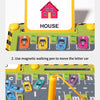 Magnetic Alphabet Maze Wooden Letter Puzzle – Parking Lot Theme