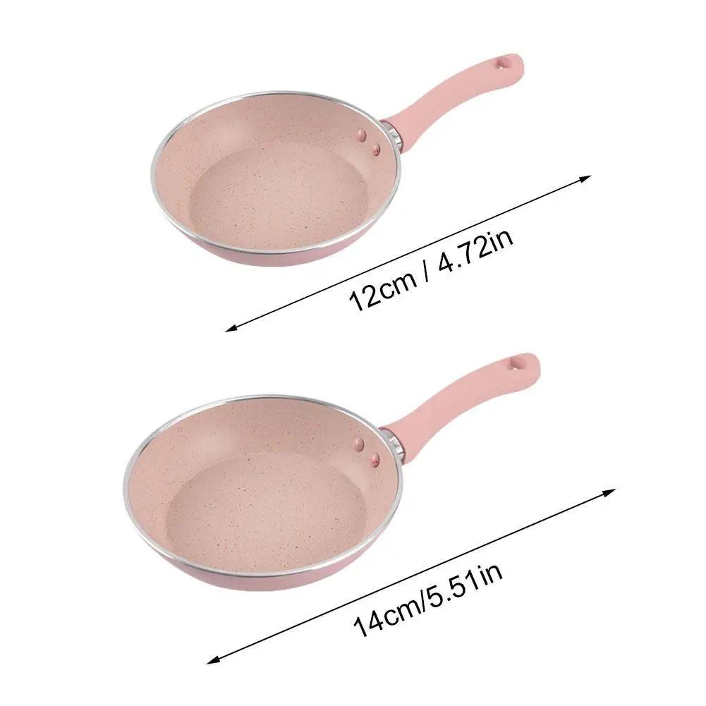 Mini Non-Stick Marble Frying Pan in Pink