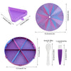 Rotating Diamond Painting Storage Tray with Divided Compartments