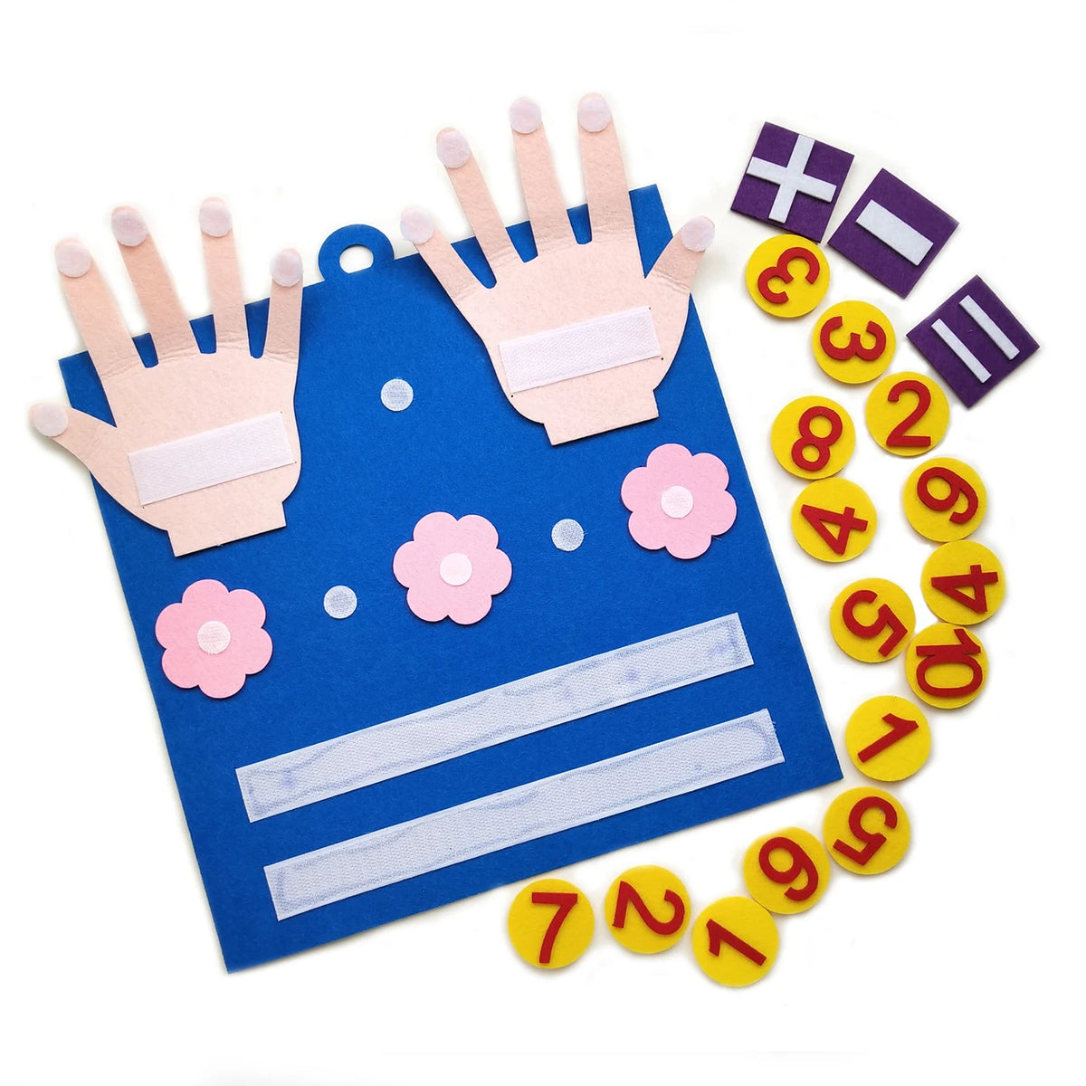 Felt Number Counting Toy for Toddlers | Montessori Early Math Learning